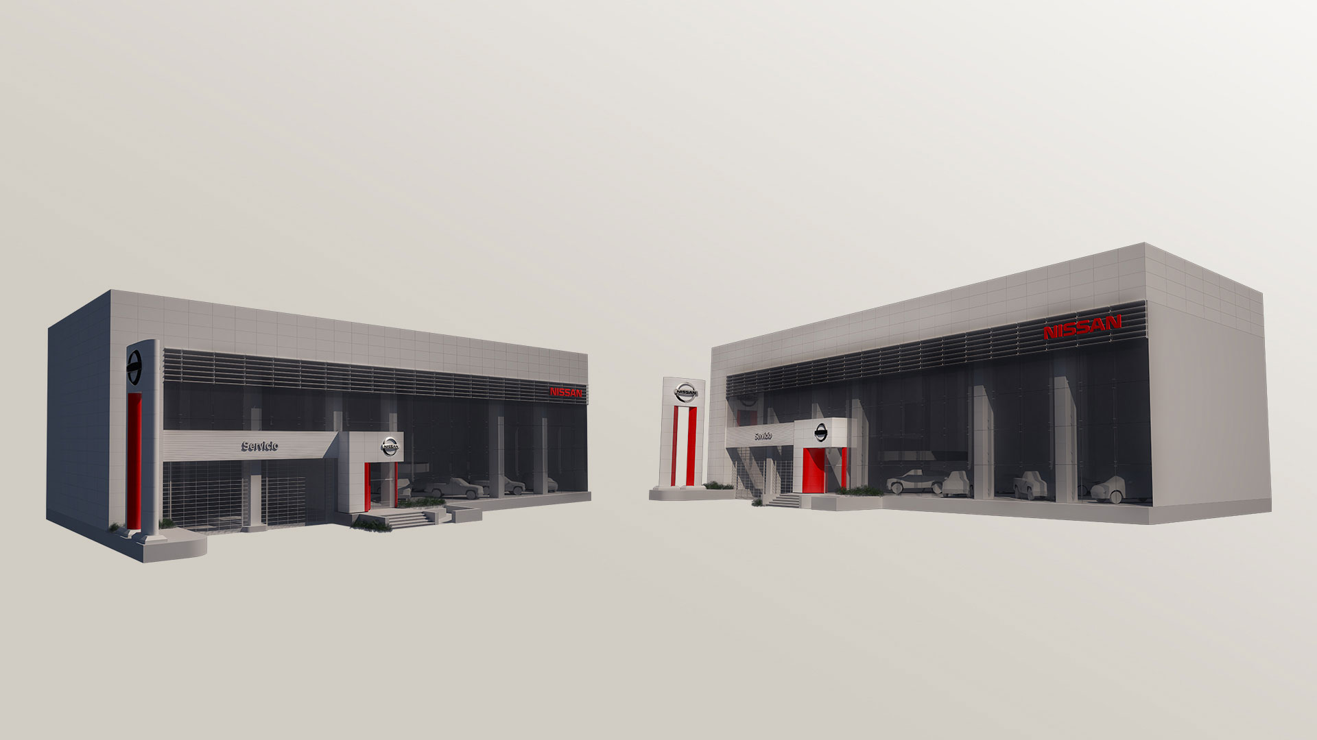 3D_Render_Nissan_Dealership